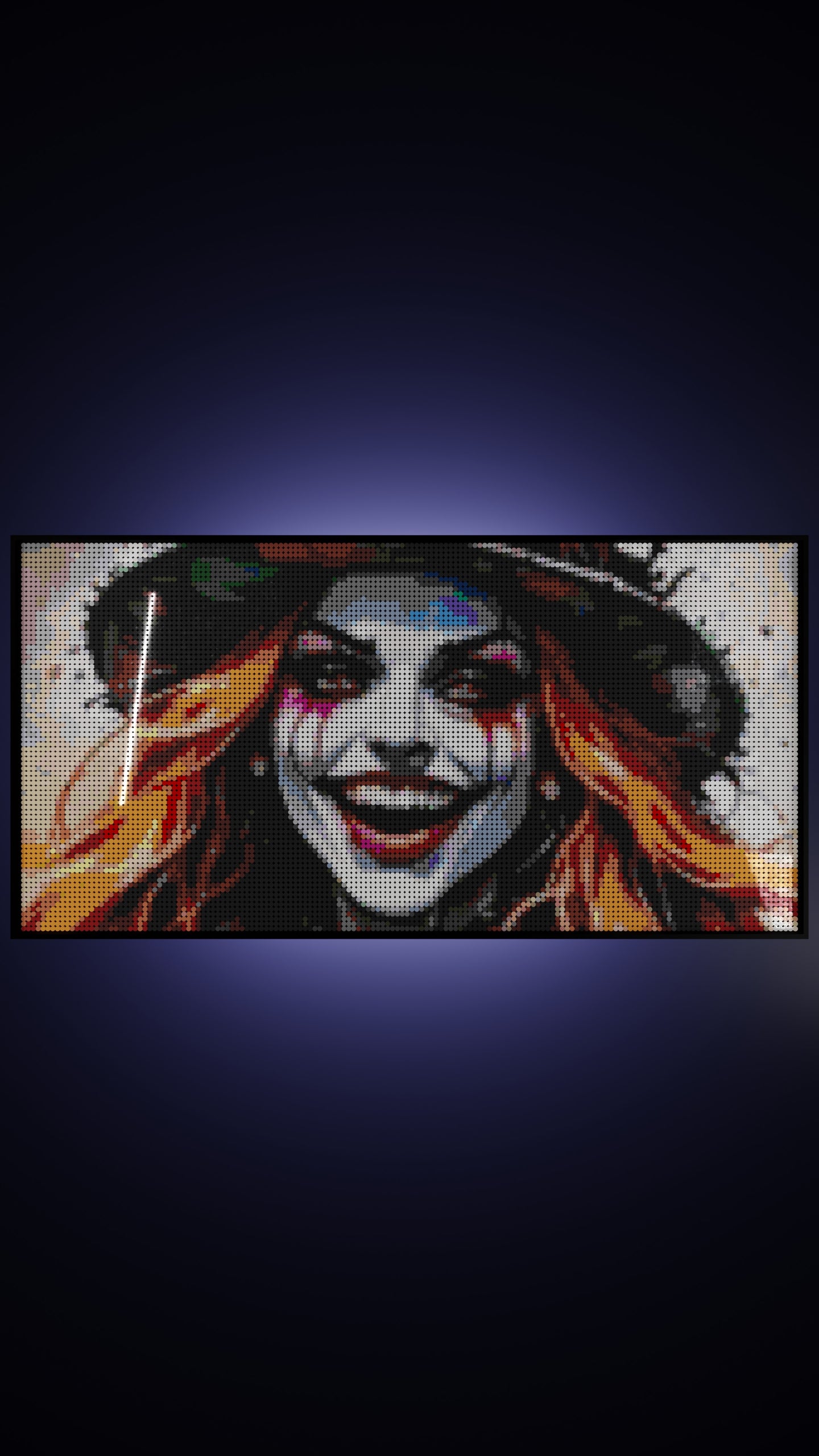 The Mad Hattress LEGO® Style mosaic kit with clear building instructions